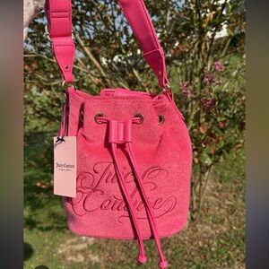 Juicy Couture terry cloth bucket bag